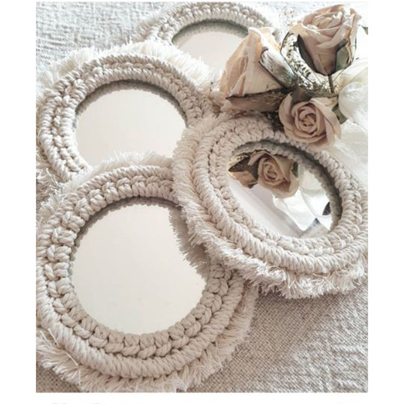 Decorative Macrame Wall Mirror Stornfield