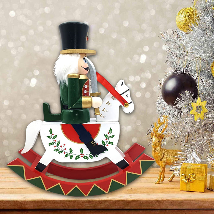 Traditional nutcracker made of pine wood
