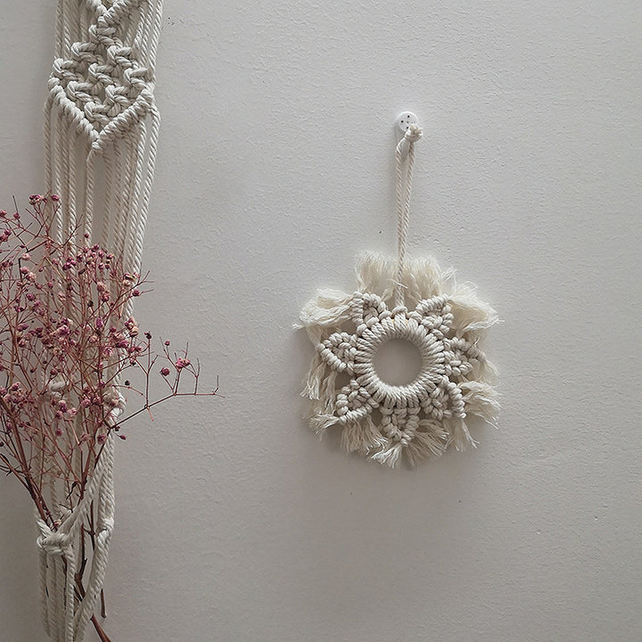 Decorative Macramé Wall Ornament Stornfield