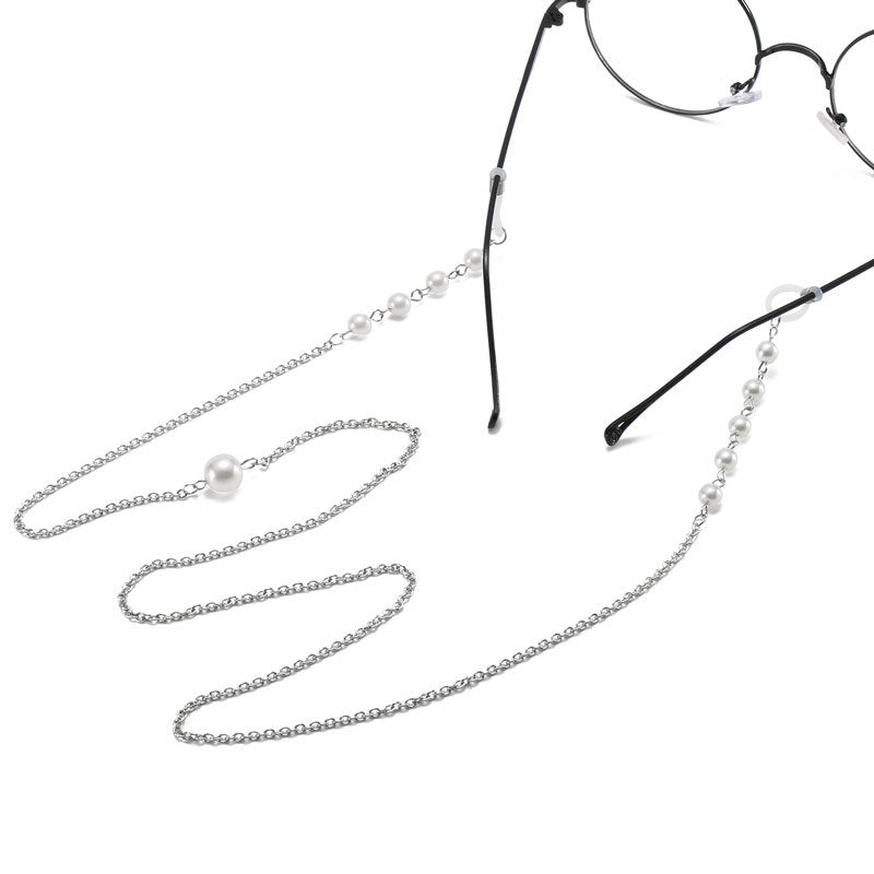 Pearl-Accented Eyewear Chain Stornfield