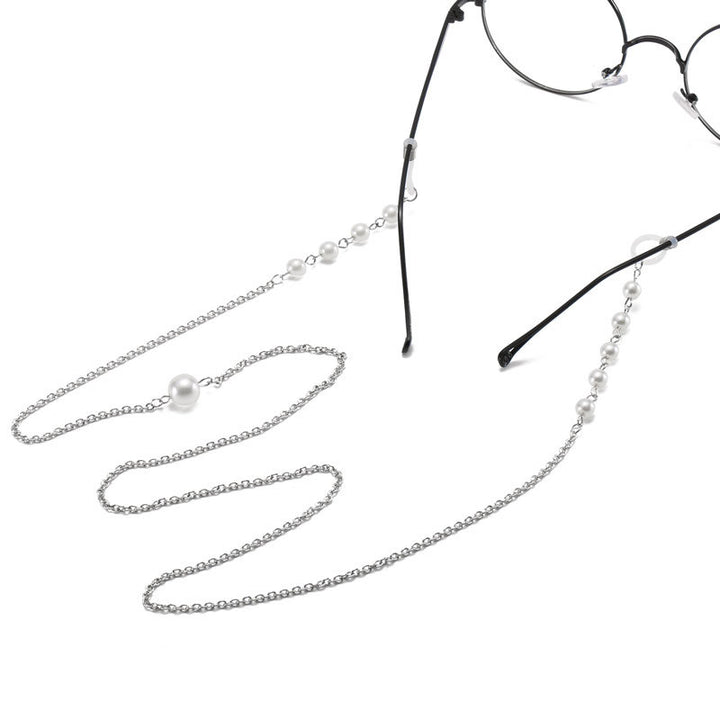 Pearl-Accented Eyewear Chain Stornfield