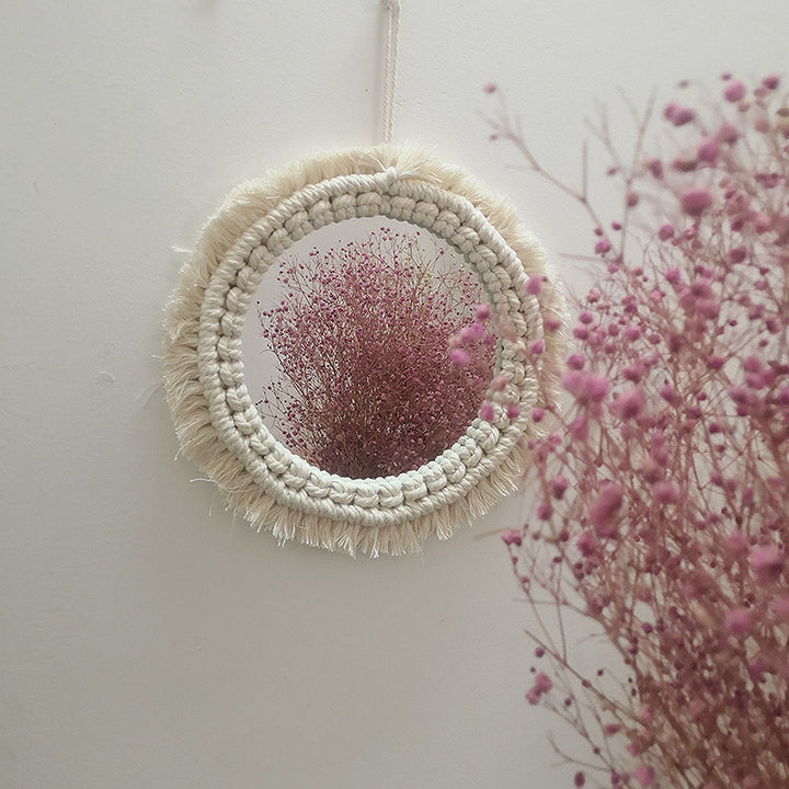 Decorative Macrame Wall Mirror Stornfield
