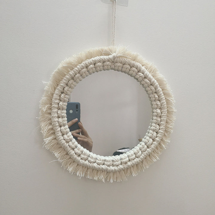 Decorative Macrame Wall Mirror Stornfield