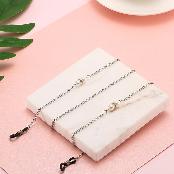 Pearl-Accented Eyewear Chain Stornfield