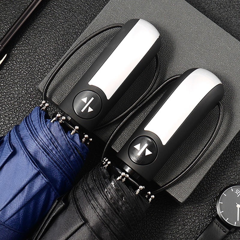 Women's automatic business folding umbrella with wind resistance Stornfield