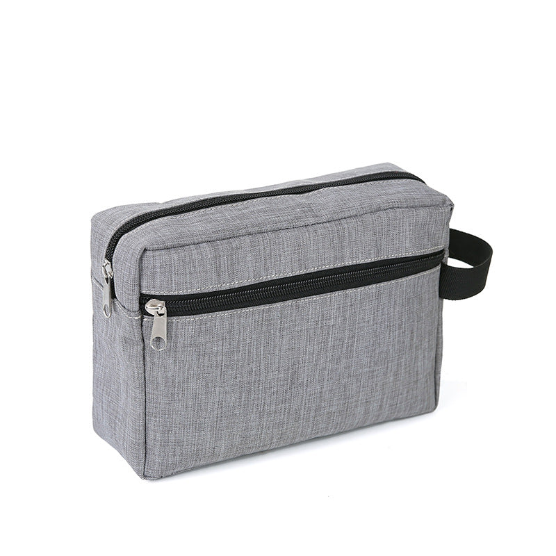 Cosmetic bag with multiple compartments and secure zipper Stornfield