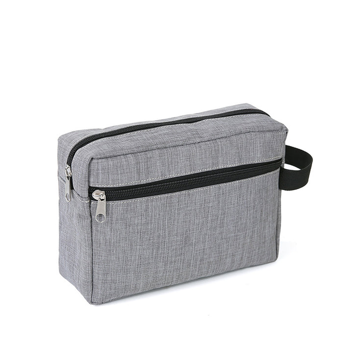 Cosmetic bag with multiple compartments and secure zipper Stornfield