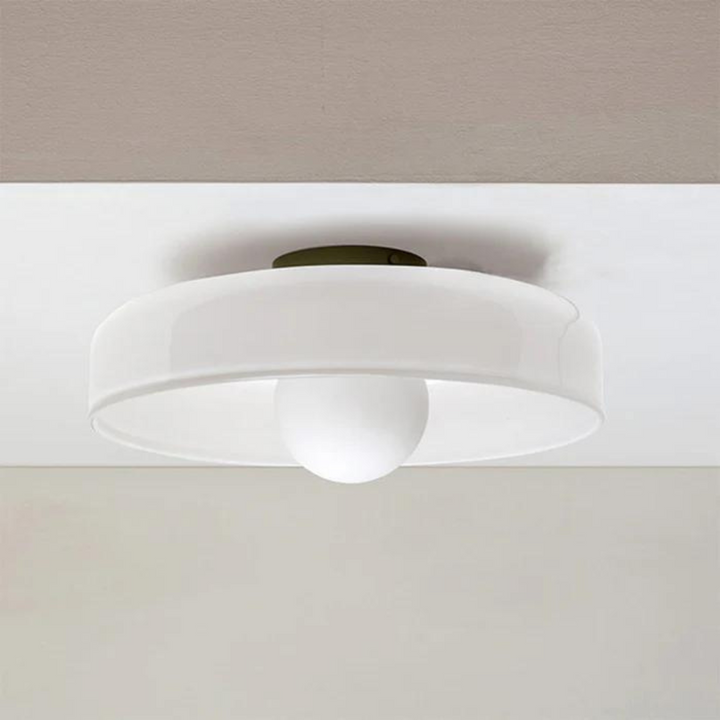 Round Ceiling Lamp with Stylish Functionality - LumiSphere | Stornfield