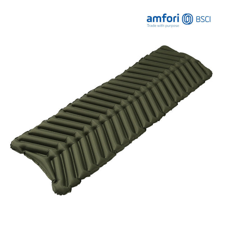 lightweight insulated inflatable camping sleeping pad with ergonomic air cell design Stornfield