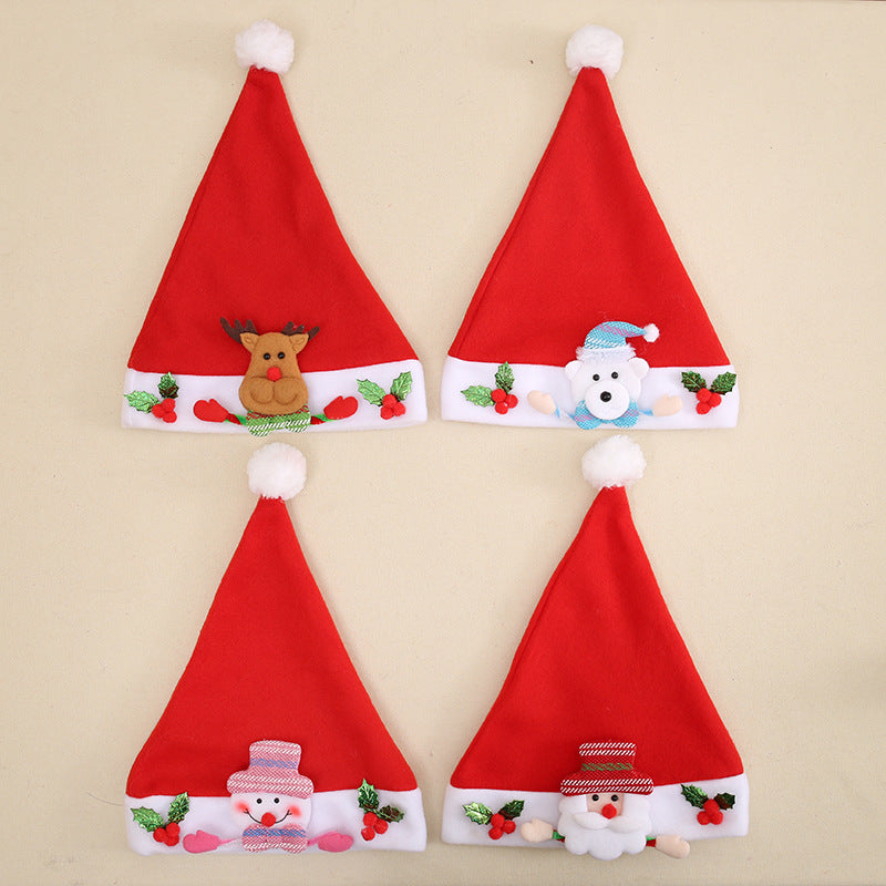 Festive Christmas hat with snowman motif Stornfield