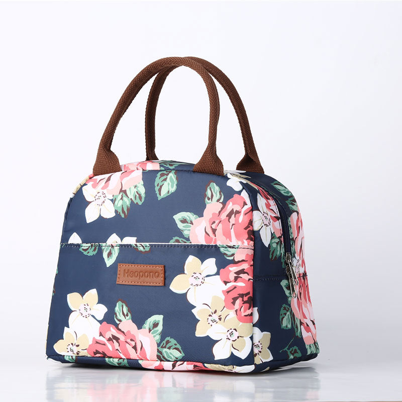Floral Insulated Lunch Tote