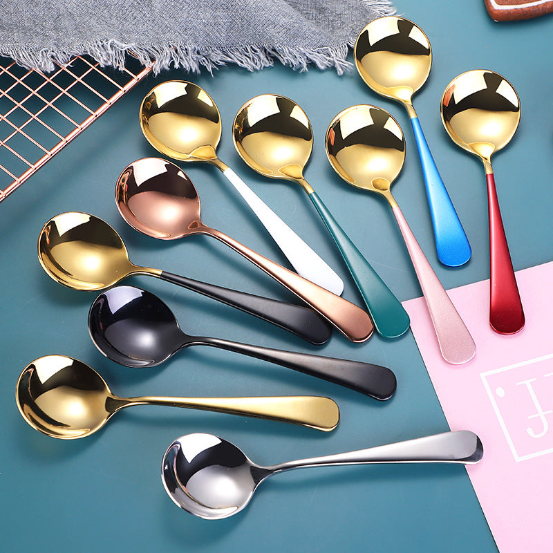 Elegant Dessert Spoon with High-Quality and Non-Slip Grip Design Stornfield