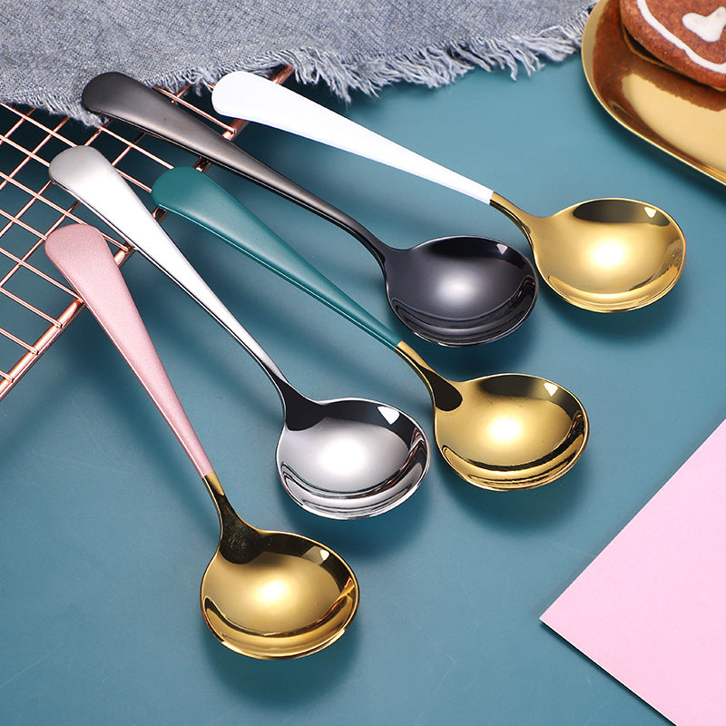 Elegant Dessert Spoon with High-Quality and Non-Slip Grip Design Stornfield