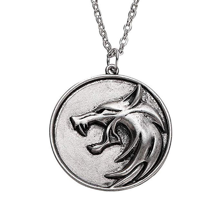 Wolf Emblem Pendant Necklace Stornfield