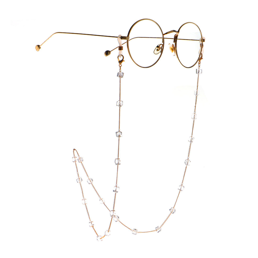 Minimalist Crystal Eyewear Chain Stornfield