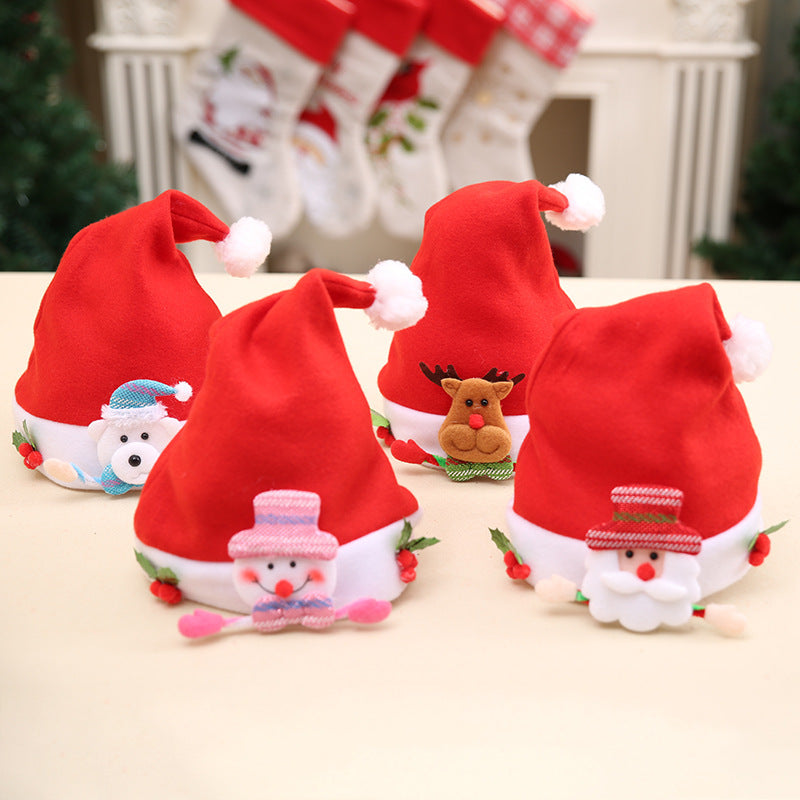 Festive Christmas hat with snowman motif Stornfield