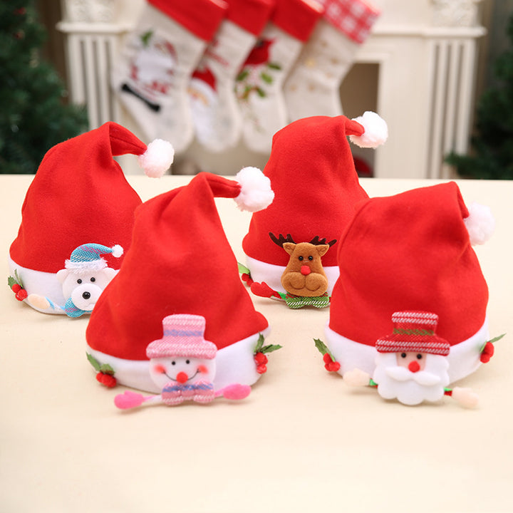 Festive Christmas hat with snowman motif Stornfield
