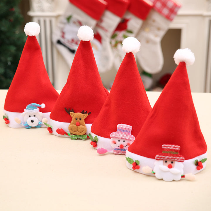 Festive Christmas hat with snowman motif Stornfield