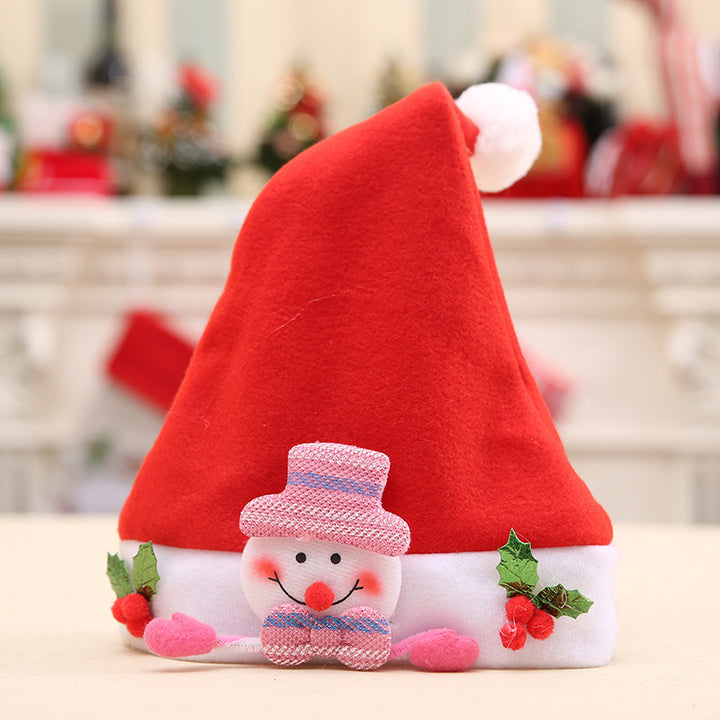 Festive Christmas hat with snowman motif Stornfield