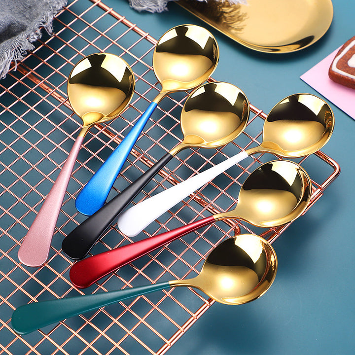 Elegant Dessert Spoon with High-Quality and Non-Slip Grip Design Stornfield