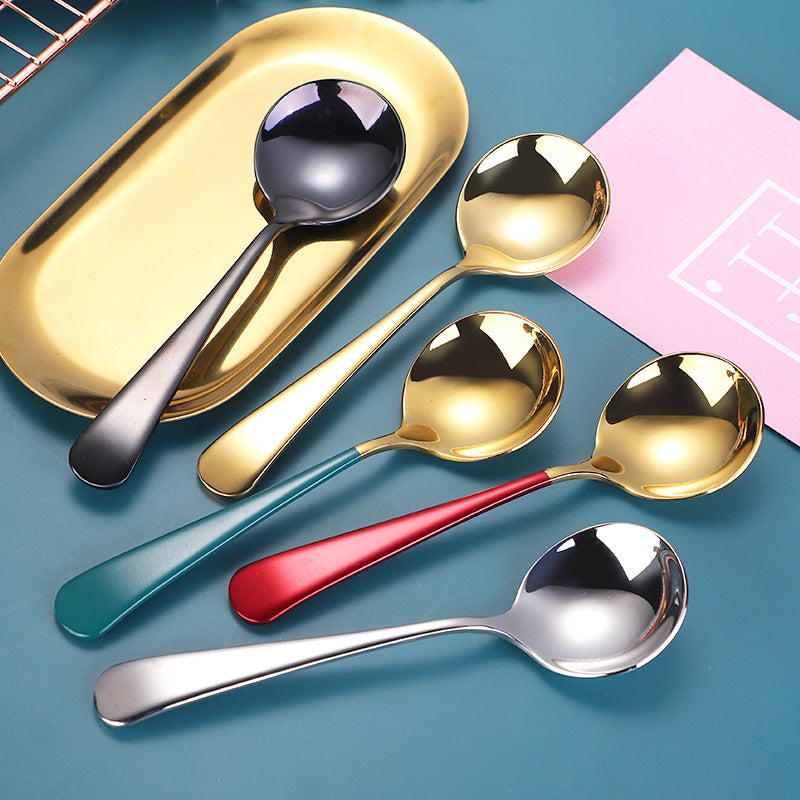 Elegant Dessert Spoon with High-Quality and Non-Slip Grip Design Stornfield