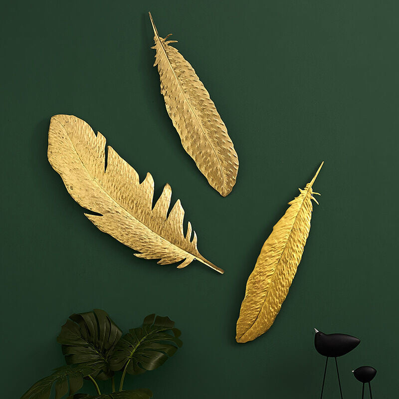 Elegant Feather Wall Art Stornfield