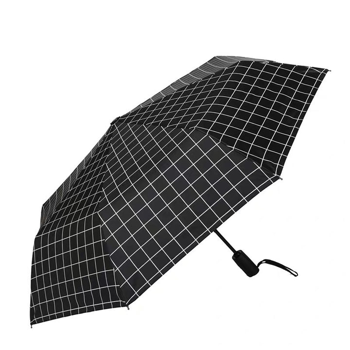 Women's elegant folding umbrella with trendy feather design Stornfield