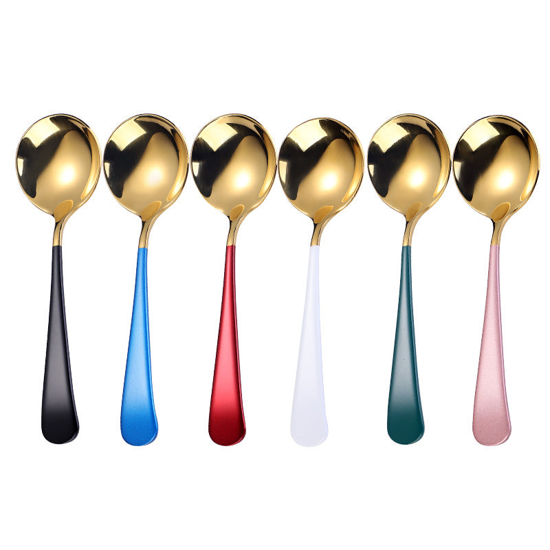 Elegant Dessert Spoon with High-Quality and Non-Slip Grip Design Stornfield
