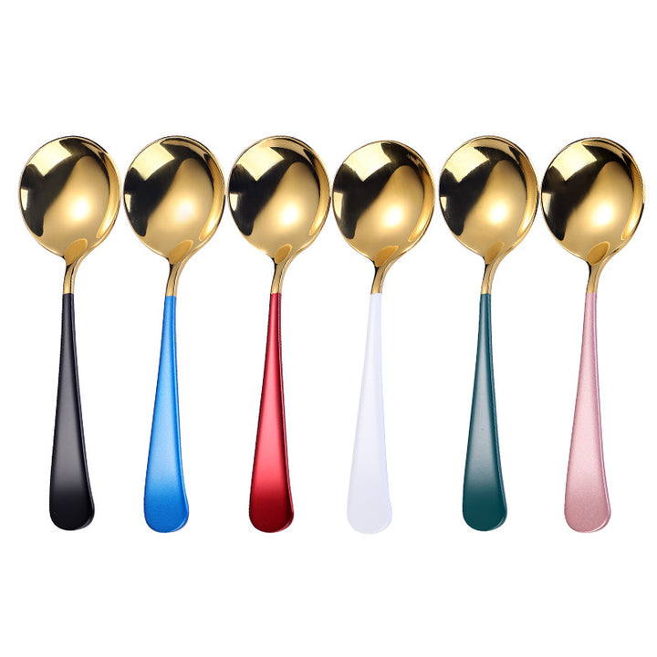Elegant Dessert Spoon with High-Quality and Non-Slip Grip Design Stornfield
