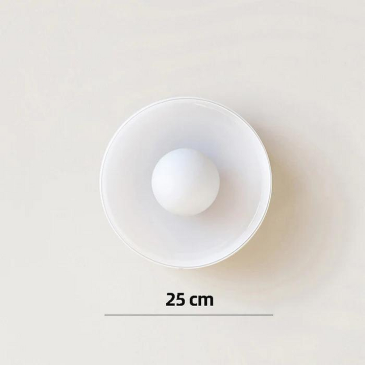 Round Ceiling Lamp with Stylish Functionality - LumiSphere | Stornfield