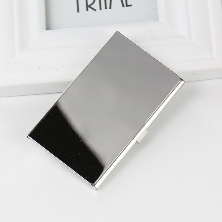 Stylish Stainless Steel Business Card Holder
