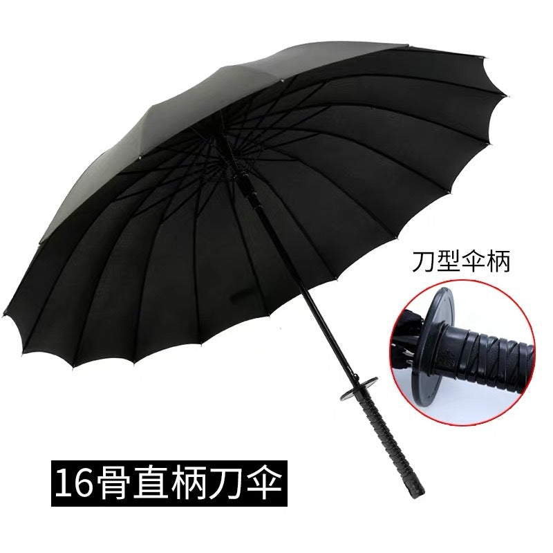 Women Samurai Design Folding Umbrella with Ergonomic Grip Stornfield