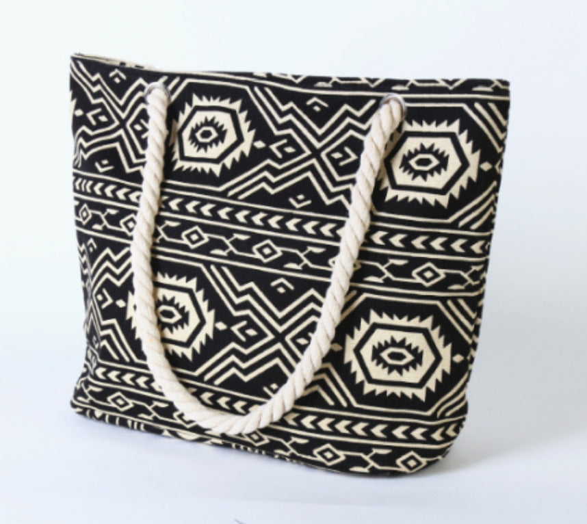 Beach bag with ethnic pattern Stornfield