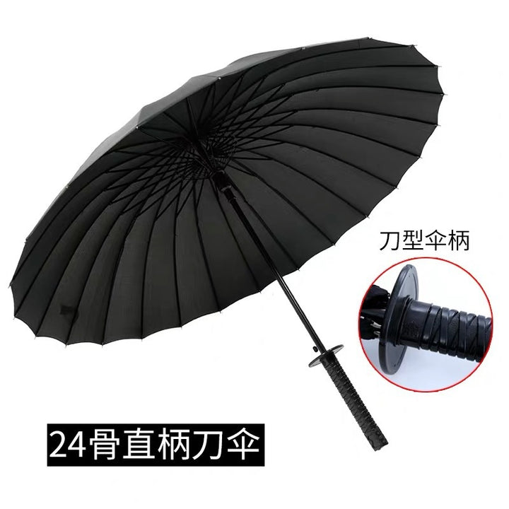 Women Samurai Design Folding Umbrella with Ergonomic Grip Stornfield