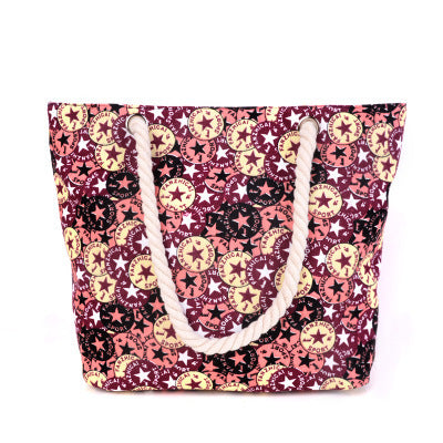 Large shopping bag with colorful ethnic pattern Stornfield