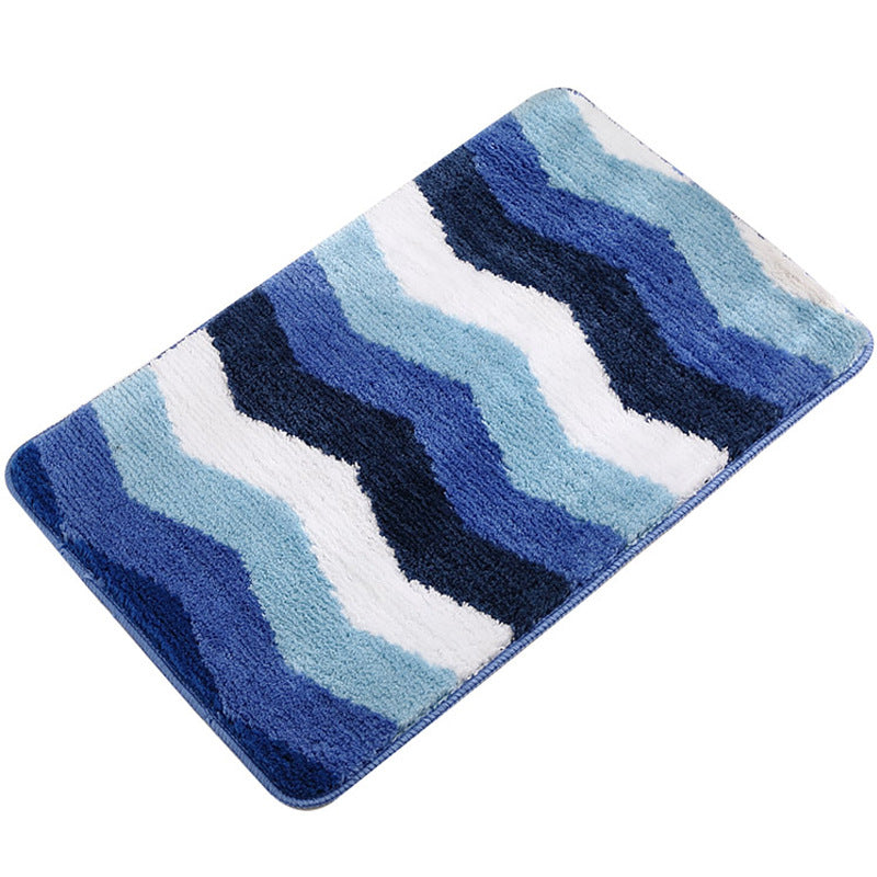 Plush Chevron Bath Mat