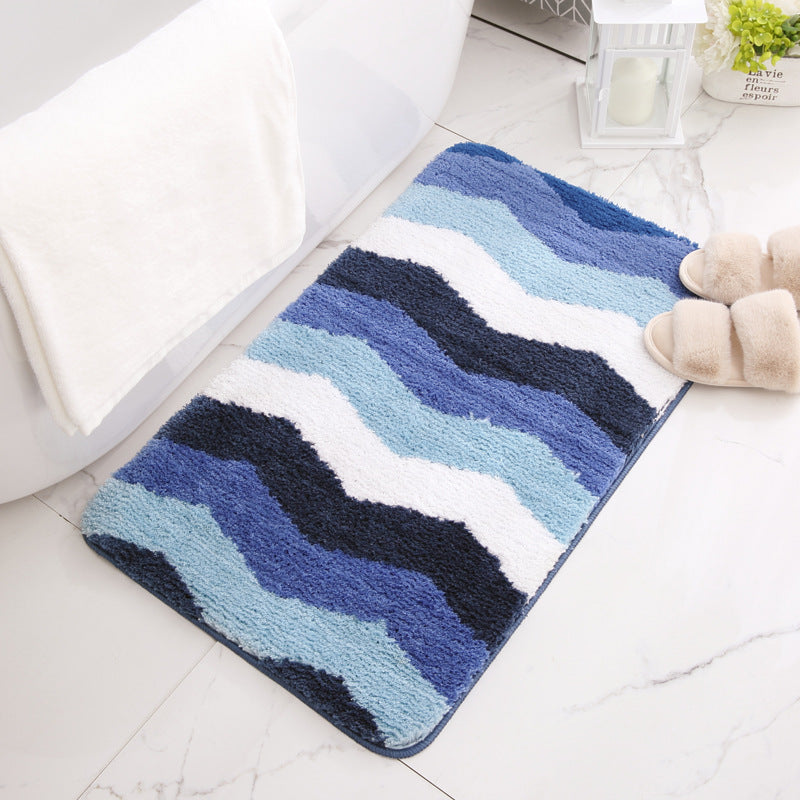Plush Chevron Bath Mat