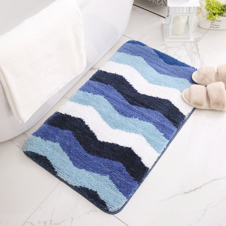 Plush Chevron Bath Mat