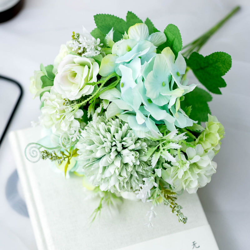 Lifelike Mixed Floral Bouquet