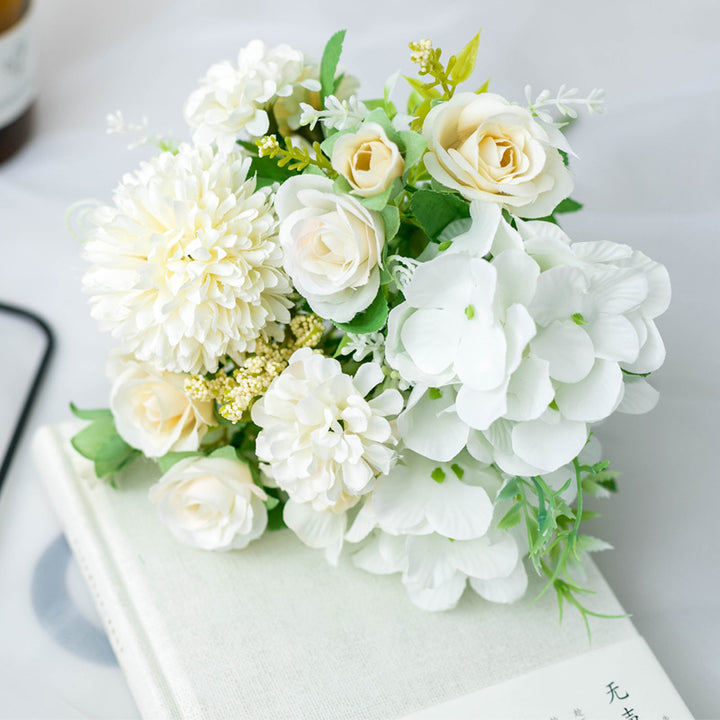 Lifelike Mixed Floral Bouquet