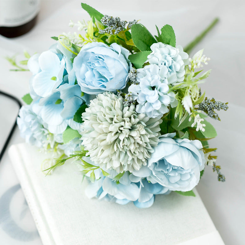 Lifelike Mixed Floral Bouquet