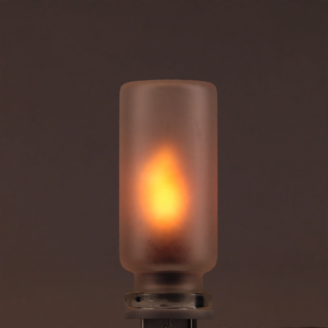 LED flame light with USB connection