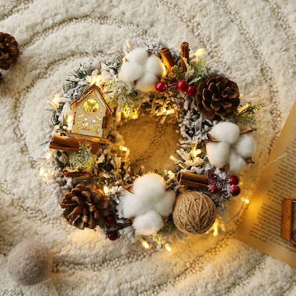 Decorative Christmas wreath for door and wall