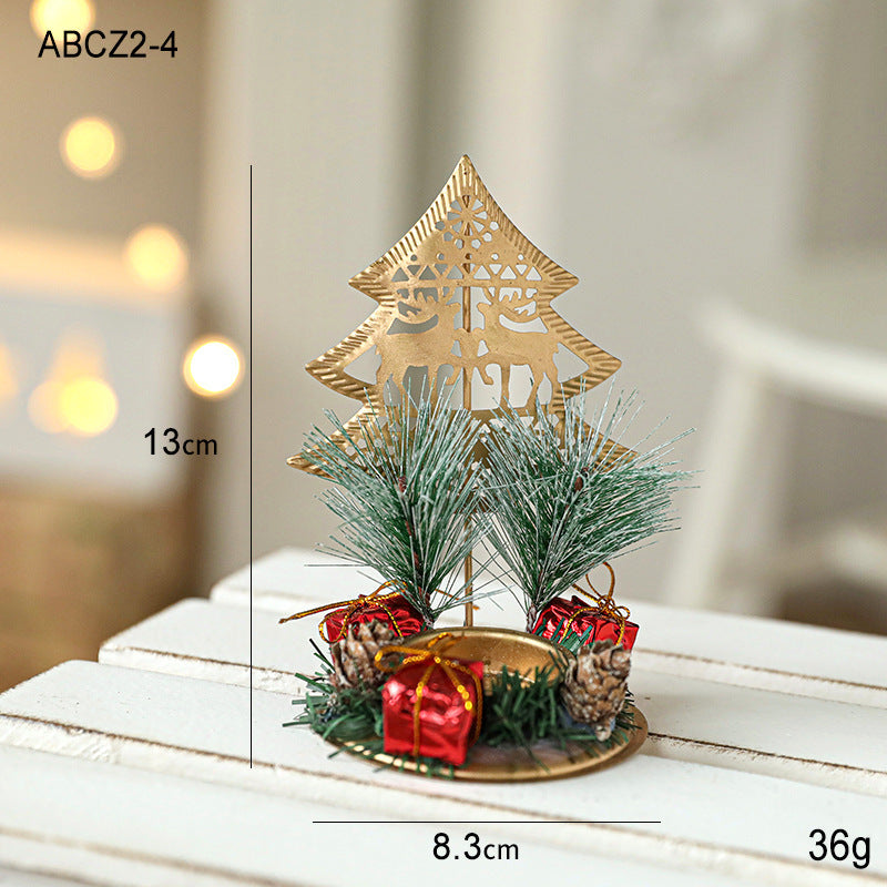 Decorative candle holder made of iron