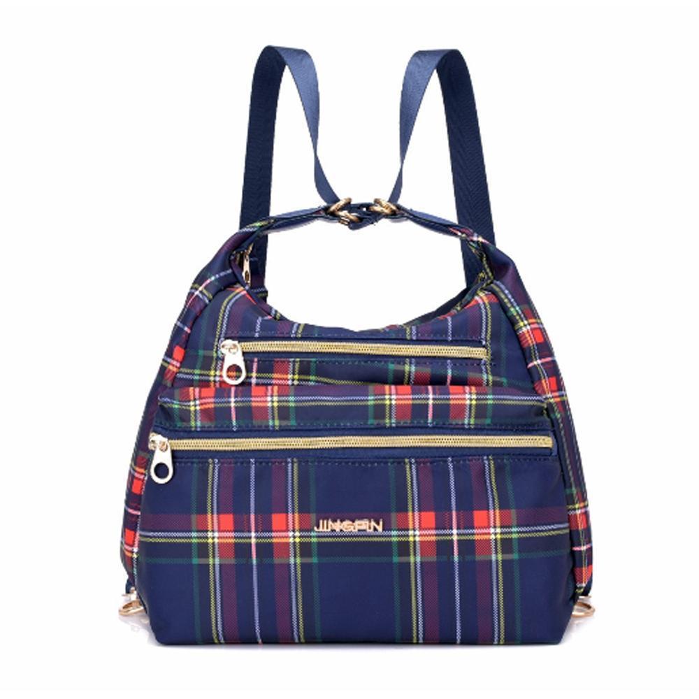 Bag with double zippers, backpack, handbag and crossbody bag | Stornfield