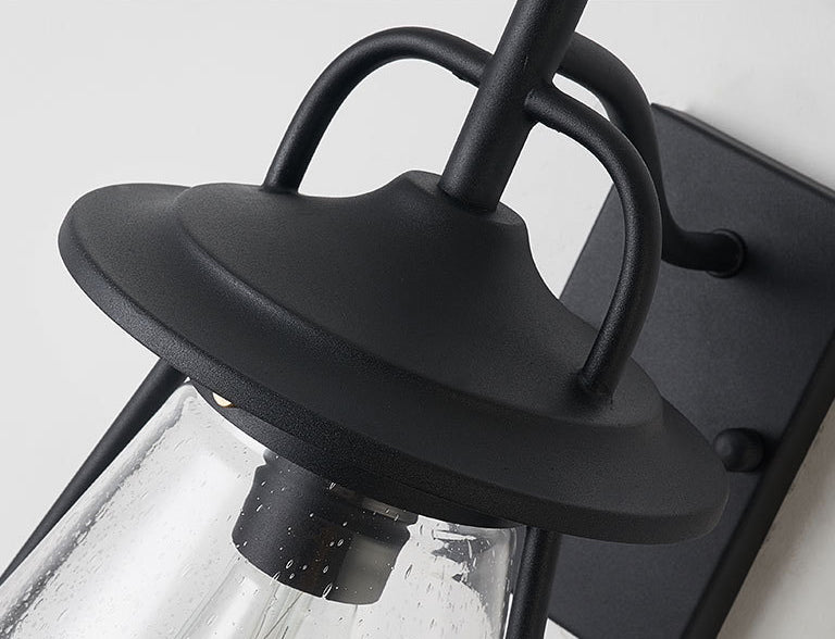 Waterproof Glass Cone Shade 1-Light Outdoor Wall Sconce Lamp | Stornfield