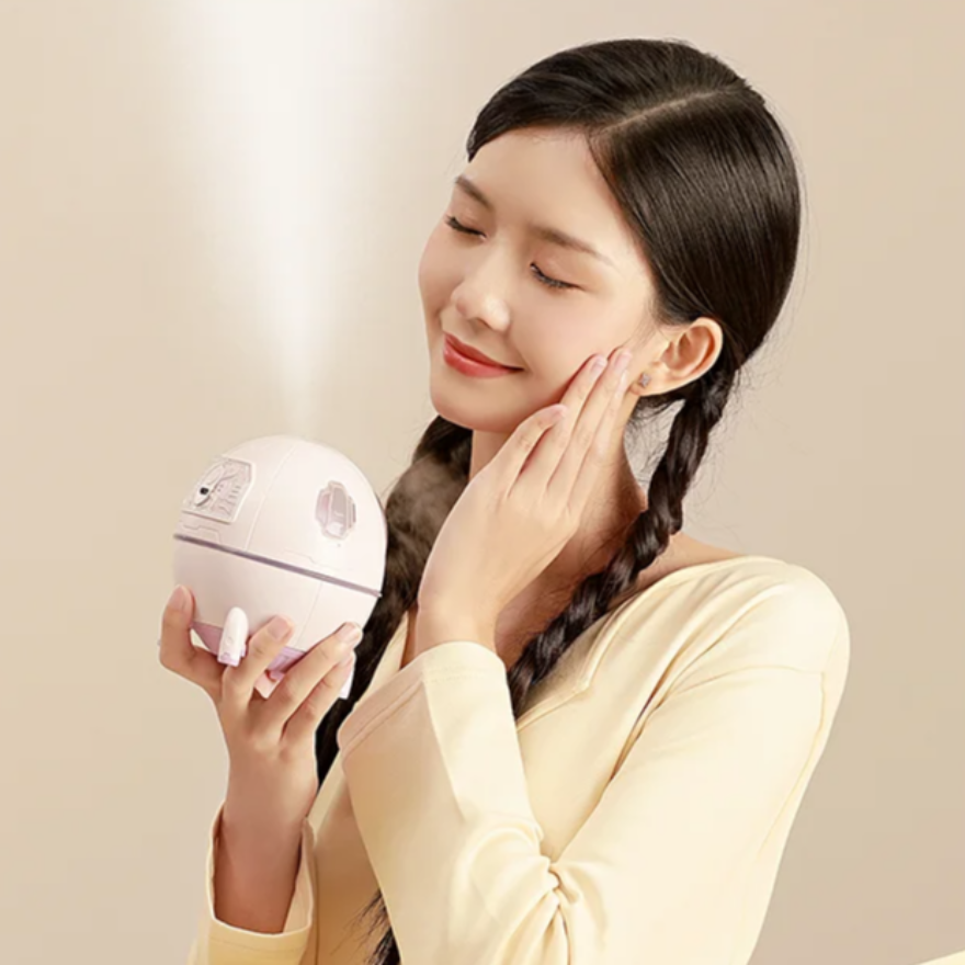 Stornfield | USB Rechargeable Aromatherapy Diffuser with 7-Color Mood Light | 220mL Room Capsule Humidifier - Ermius