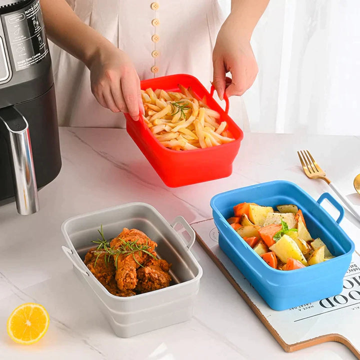 Foldable Air Fryer Silicone Baking Tray | Stornfield