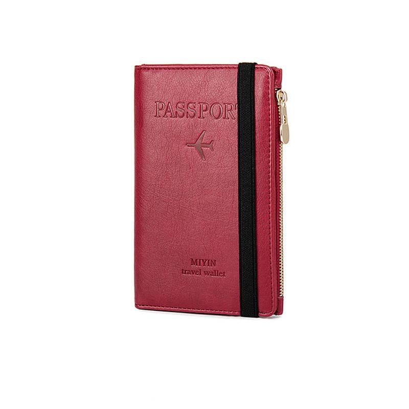 Men's Leather Passport Wallet with RFID Blocking | Stornfield