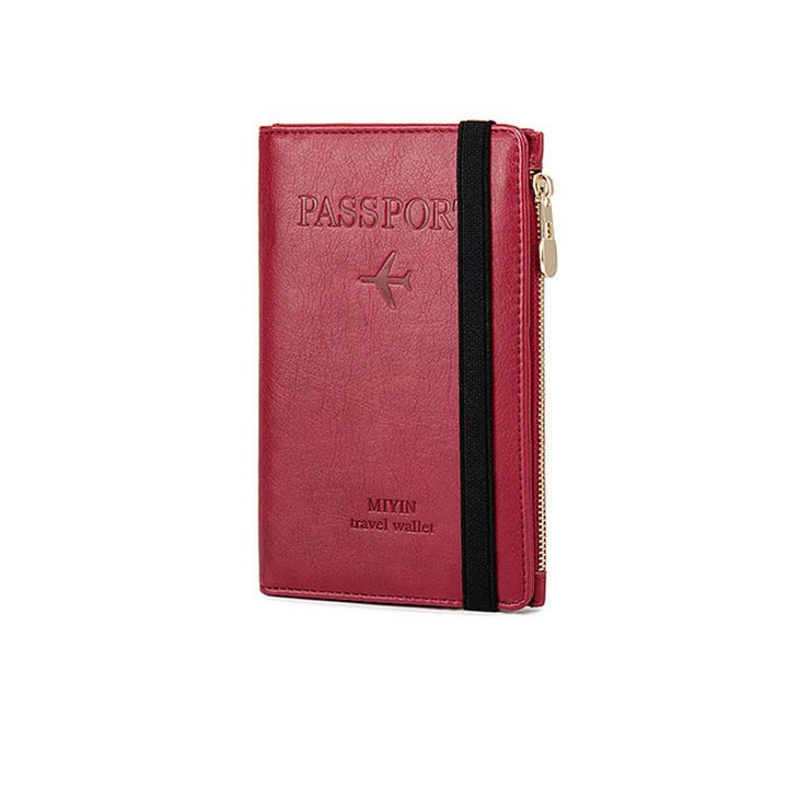 Men's Leather Passport Wallet with RFID Blocking | Stornfield